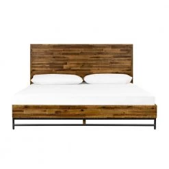 Cusco Rustic Acacia Platform King Bed by Armen Living -Armen Living Online Shop antique acacia armen living panel beds lccubdackg c3 1000