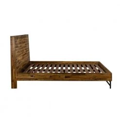 Cusco Rustic Acacia Platform King Bed by Armen Living -Armen Living Online Shop antique acacia armen living panel beds lccubdackg fa 1000