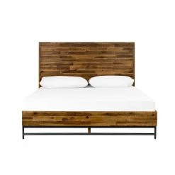 Cusco Rustic Acacia Platform Queen Bed by Armen Living -Armen Living Online Shop antique acacia armen living panel beds lccubdacqn c3 1000