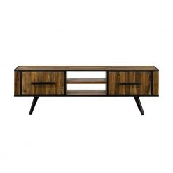 Cusco 59 in. Antique Acacia Wood TV Stand Fits TVs Up to 64 in. with Storage Doors by Armen Living