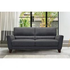 Kester 81 in. Square Arm Ashe Raymore Fabric Sofa by Armen Living -Armen Living Online Shop ashe armen living sofas couches lcke3ash 31 1000