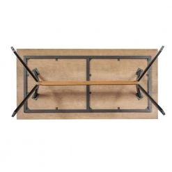 Nevada Rustic Oak Wood Balsamico Trestle Base Dining Table by Armen Living 12 Nevada Rustic Oak Wood Balsamico Trestle Base Dining Table by Armen Living -Armen Living Online Shop balsamico armen living kitchen dining tables lcnvdibal 1f 1000