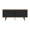 Coco Rustic Oak Wood and Leather Sideboard Cabinets by Armen Living -Armen Living Online Shop balsamico armen living sideboards buffet tables lccobubal 64 1000