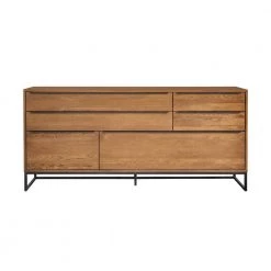 Nevada Rustic Oak Balsamico Wood Sideboard by Armen Living