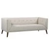Hudson Mid-Century Button-Tufted Beige Linen and Walnut Legs Sofa by Armen Living -Armen Living Online Shop beige armen living sofas couches lchu3be 64 1000