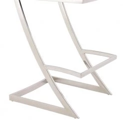 Pinellas Modern Black Faux Leather and Brushed Stainless Steel Bar and Counter Stool by Armen Living 16 Pinellas Modern Black Faux Leather and Brushed Stainless Steel Bar and Counter Stool by Armen Living -Armen Living Online Shop black armen living bar stools 721535752614 44 1000