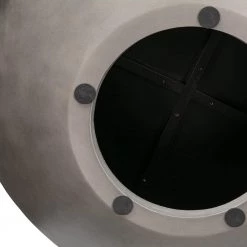 Melody 48 in. Black Round Oak Wood Coffee Table by Armen Living -Armen Living Online Shop black armen living coffee tables lcmfcoccbl 1f 1000