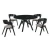 Venus Jackie 5-Piece Black Dining Set by Armen Living 1 Venus Jackie 5-Piece Black Dining Set by Armen Living -Armen Living Online Shop black armen living dining room sets setvediblk5e 64 1000