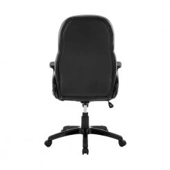Bender Black and Gray Upholstery Black Finish Faux Leather Gaming Chair with Arms by Armen Living -Armen Living Online Shop black armen living gaming chairs lcbegcgryblk 66 1000