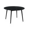 Arcadia 48 in. Black Wood Round 4-Seat Dining Table by Armen Living -Armen Living Online Shop black armen living kitchen dining tables lcardibl48 64 1000