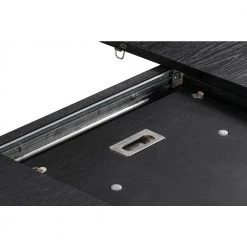 Holland 98 in. Rectangle Black Oak Wood Top Dining Table (Seats 8) by Armen Living 15 Holland 98 in. Rectangle Black Oak Wood Top Dining Table (Seats 8) by Armen Living -Armen Living Online Shop black armen living kitchen dining tables lchndiblk 44 1000