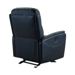 Wolfe Black Genuine Leather Contemporary Recliner by Armen Living -Armen Living Online Shop black armen living recliners lcwo1blk 1f 1000