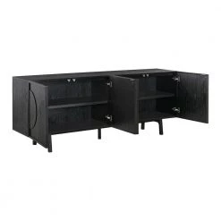 Holland Black 4-Door Sideboard Buffet by Armen Living -Armen Living Online Shop black armen living sideboards buffet tables lchnbublk 4f 1000