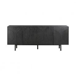 Holland Black 4-Door Sideboard Buffet by Armen Living