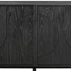 Holland Black 4-Door Sideboard Buffet by Armen Living -Armen Living Online Shop black armen living sideboards buffet tables lchnbublk 76 1000