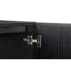 Holland Black 4-Door Sideboard Buffet by Armen Living -Armen Living Online Shop black armen living sideboards buffet tables lchnbublk fa 1000