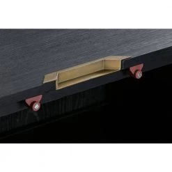 Lombard Black 4-Door Sideboard Buffet by Armen Living -Armen Living Online Shop black armen living sideboards buffet tables lcldbubl 1f 1000