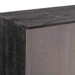 Turin Rustic Oak Wood Sideboard Cabinet with Copper Accent by Armen Living -Armen Living Online Shop black brushed armen living sideboards buffet tables lctnbubl 44 1000