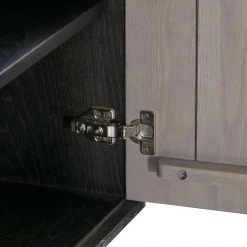 Turin Rustic Oak Wood Sideboard Cabinet with Copper Accent by Armen Living -Armen Living Online Shop black brushed armen living sideboards buffet tables lctnbubl fa 1000