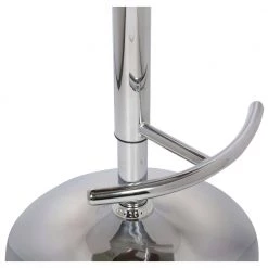 Butterfly 25-33 in. Black Faux Leather and Chrome Finish Adjustable Swivel Bar Stool by Armen Living -Armen Living Online Shop black chrome armen living bar stools lcbubawabl 66 1000