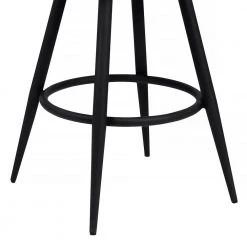 Justin 38 in. Gray Black Powder Coated Finish Vintage Metal Bar Stool with Faux Leather Seat by Armen Living 12 Justin 38 in. Gray Black Powder Coated Finish Vintage Metal Bar Stool with Faux Leather Seat by Armen Living -Armen Living Online Shop black powder coated finish armen living bar stools lcjtbablvg26 1f 1000