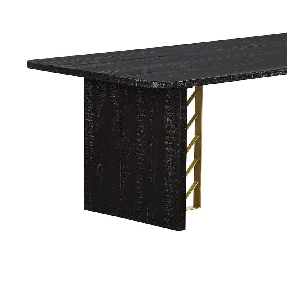 Monaco 24 in. Black/Red Medium Rectangle Wood Coffee Table by Armen Living 4 Monaco 24 in. Black/Red Medium Rectangle Wood Coffee Table by Armen Living - Image 2