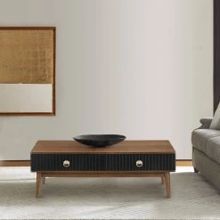 Amigo Black Veneer and Walnut Wood Coffee Table by Armen Living 17 Amigo Black Veneer and Walnut Wood Coffee Table by Armen Living -Armen Living Online Shop black walnut armen living coffee tables lcagcowa 31 1000