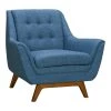 Janson Blue Fabric Sofa Chair by Armen Living -Armen Living Online Shop blue armen living accent chairs lcjo1blue 64 1000