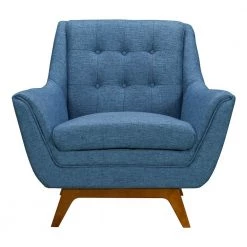Janson Blue Fabric Sofa Chair by Armen Living -Armen Living Online Shop blue armen living accent chairs lcjo1blue c3 1000