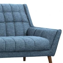 Cobra Mid-Century Modern Blue Linen and Walnut Legs Sofa by Armen Living 14 Cobra Mid-Century Modern Blue Linen and Walnut Legs Sofa by Armen Living -Armen Living Online Shop blue armen living sofas couches lcco3bl 1f 1000