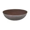 Melody 48 in. Brown Round Oak Wood Coffee Table by Armen Living -Armen Living Online Shop brown armen living coffee tables lcmfcoccbr 64 1000