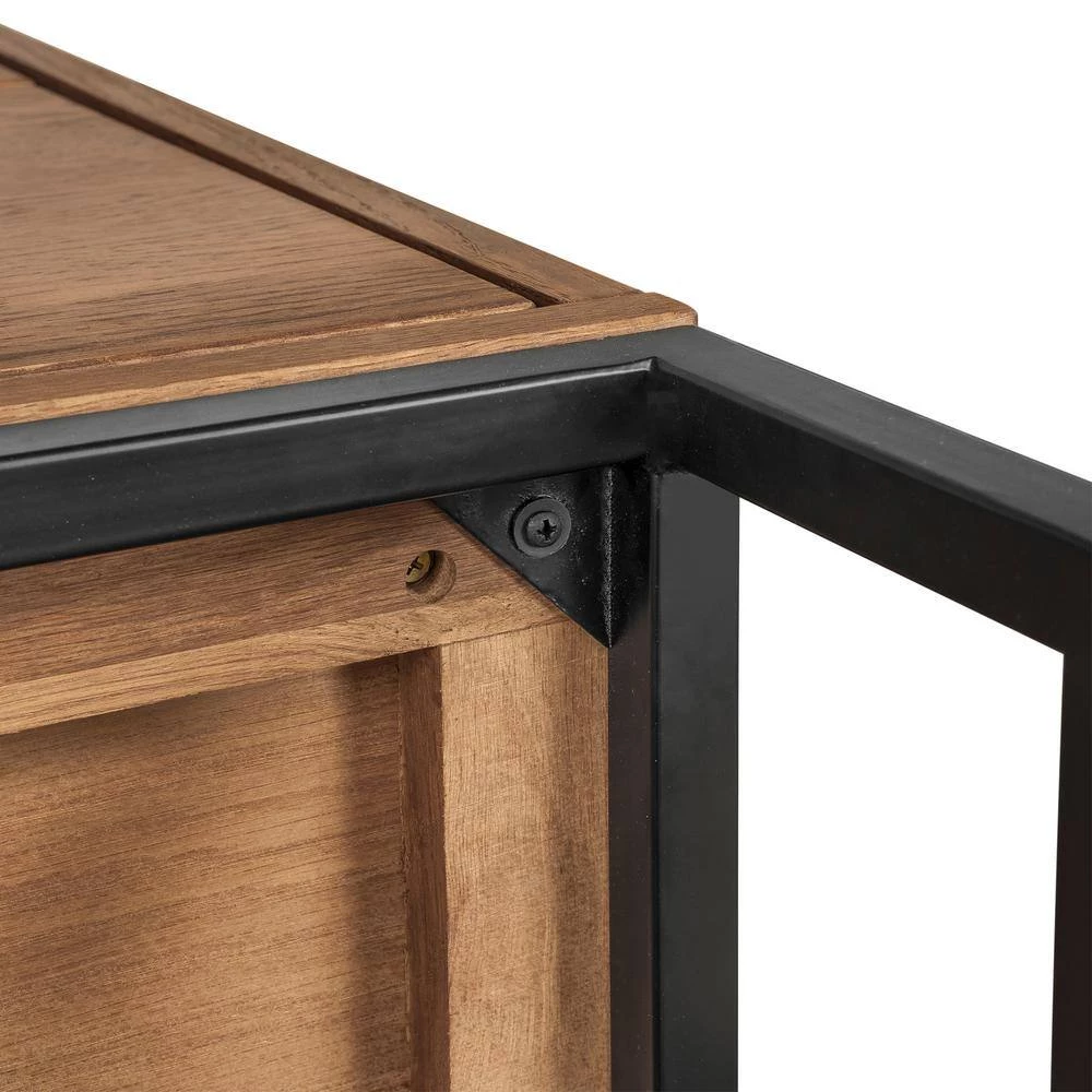 Nevada Rustic in Balsamico with Dining Table and Sideboard (2-Piece Set) by Armen Living 7 Nevada Rustic in Balsamico with Dining Table and Sideboard (2-Piece Set) by Armen Living - Image 5