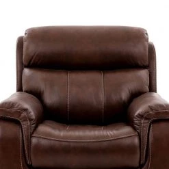 Montague Brown Leather Recliner Chair by Armen Living -Armen Living Online Shop brown armen living recliners lcmn1br 1f 1000