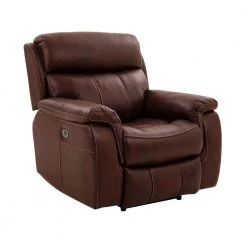 Montague Brown Leather Recliner Chair by Armen Living -Armen Living Online Shop brown armen living recliners lcmn1br c3 1000