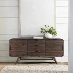 Kendra Brown 3-Drawer Sideboard Buffet by Armen Living -Armen Living Online Shop brown armen living sideboards buffet tables lckdbubr 31 1000