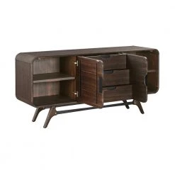 Kendra Brown 3-Drawer Sideboard Buffet by Armen Living -Armen Living Online Shop brown armen living sideboards buffet tables lckdbubr 4f 1000