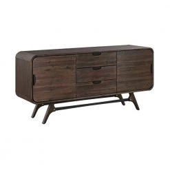 Kendra Brown 3-Drawer Sideboard Buffet by Armen Living -Armen Living Online Shop brown armen living sideboards buffet tables lckdbubr c3 1000