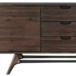 Kendra Brown 3-Drawer Sideboard Buffet by Armen Living -Armen Living Online Shop brown armen living sideboards buffet tables lckdbubr fa 1000