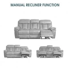 Marcel 91 in. W Arm with Pillow-Top Leather Contemporary Curved Sofa in Brown by Armen Living -Armen Living Online Shop brown armen living sofas couches lcmc3br d4 1000