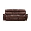 Montague 86 in. W Arm with Pillow-Top Leather Contemporary Curved Sofa in Brown by Armen Living 2 Montague 86 in. W Arm with Pillow-Top Leather Contemporary Curved Sofa in Brown by Armen Living -Armen Living Online Shop brown armen living sofas couches lcmn3br 64 1000