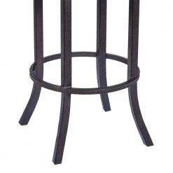 Tahiti 26 in. Bar Stool in Auburn Bay with Brown Pu upholstery by Armen Living 14 Tahiti 26 in. Bar Stool in Auburn Bay with Brown Pu upholstery by Armen Living -Armen Living Online Shop brown auburn bay armen living bar stools lcta26babr 1f 1000