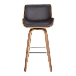 Tyler 26 in. Brown Swivel Bar Stool by Armen Living -Armen Living Online Shop brown walnut armen living bar stools lctybabrwa26 c3 1000