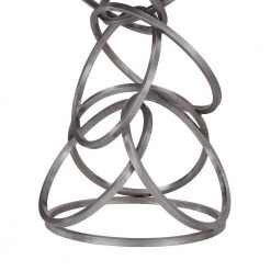 Medley Contemporary 30 in. Bar Height Bar Stool in Brushed Stainless Steel and Grey Faux Leather by Armen Living -Armen Living Online Shop brushed stainless steel armen living bar stools lcmybabsgr30 4f 1000