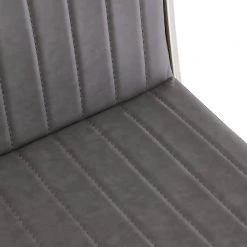 Marc 39 in. Vintage Black Stainless Steel Bar Stool with Faux Leather Seat by Armen Living -Armen Living Online Shop brushed stainless steel finishing armen living bar stools lcmrbabsvg30 76 1000