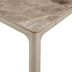 Otello 35 in. Champagne Silver Ceramic and Metal Rectangular Dining Room Table by Armen Living 11 Otello 35 in. Champagne Silver Ceramic and Metal Rectangular Dining Room Table by Armen Living -Armen Living Online Shop champagne silver armen living kitchen dining tables lcotdigr 1f 1000