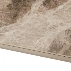 Otello 35 in. Champagne Silver Ceramic and Metal Rectangular Dining Room Table by Armen Living 12 Otello 35 in. Champagne Silver Ceramic and Metal Rectangular Dining Room Table by Armen Living -Armen Living Online Shop champagne silver armen living kitchen dining tables lcotdigr 44 1000