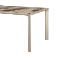 Otello 35 in. Champagne Silver Ceramic and Metal Rectangular Dining Room Table by Armen Living 10 Otello 35 in. Champagne Silver Ceramic and Metal Rectangular Dining Room Table by Armen Living -Armen Living Online Shop champagne silver armen living kitchen dining tables lcotdigr 4f 1000