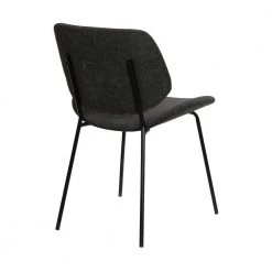 Quest Charcoal Modern Dining Accent Chair by Armen Living -Armen Living Online Shop charcoal armen living dining chairs lcqusiblch 1f 1000