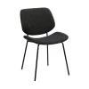 Quest Charcoal Modern Dining Accent Chair by Armen Living -Armen Living Online Shop charcoal armen living dining chairs lcqusiblch 64 1000