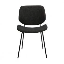 Quest Charcoal Modern Dining Accent Chair by Armen Living -Armen Living Online Shop charcoal armen living dining chairs lcqusiblch c3 1000
